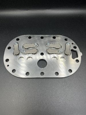 산업용 압축기용 주조 공정 압력 제한기 및 조절기가 있는 스테인리스 스틸 압축기 밸브 플레이트