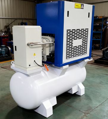 11kw 15HP 스크류 에어 컴프레서 (레이저 커팅용 드라이어 & 탱크 포함)